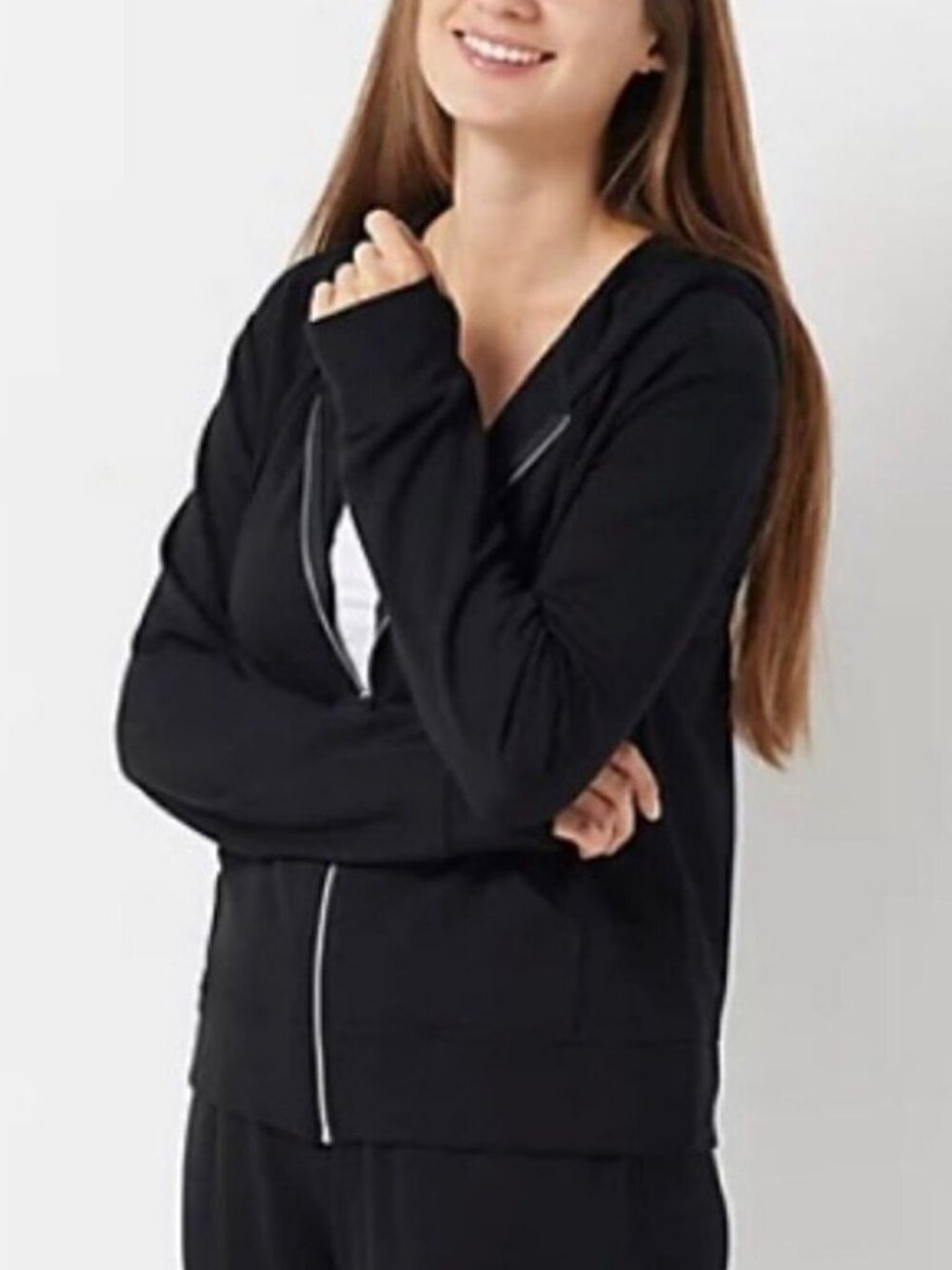 All Worthy Hunter McGrady Print or Solid Zip Front Hoodie